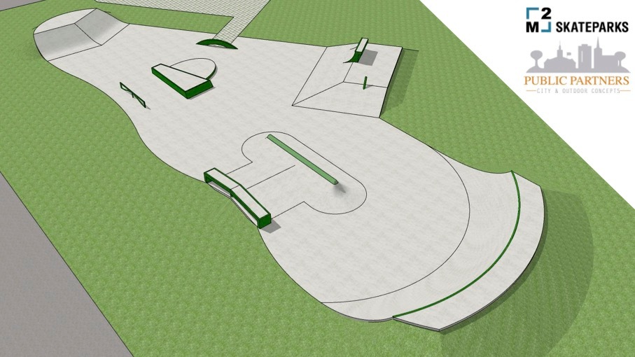 Ontwerp skatepark Hamme