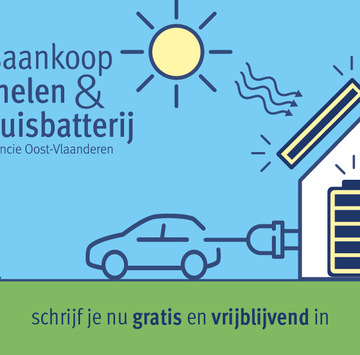 Een klimaatgezond Oost-Vlaanderen met de groepsaankoop zonnepanelen en/of thuisbatterij